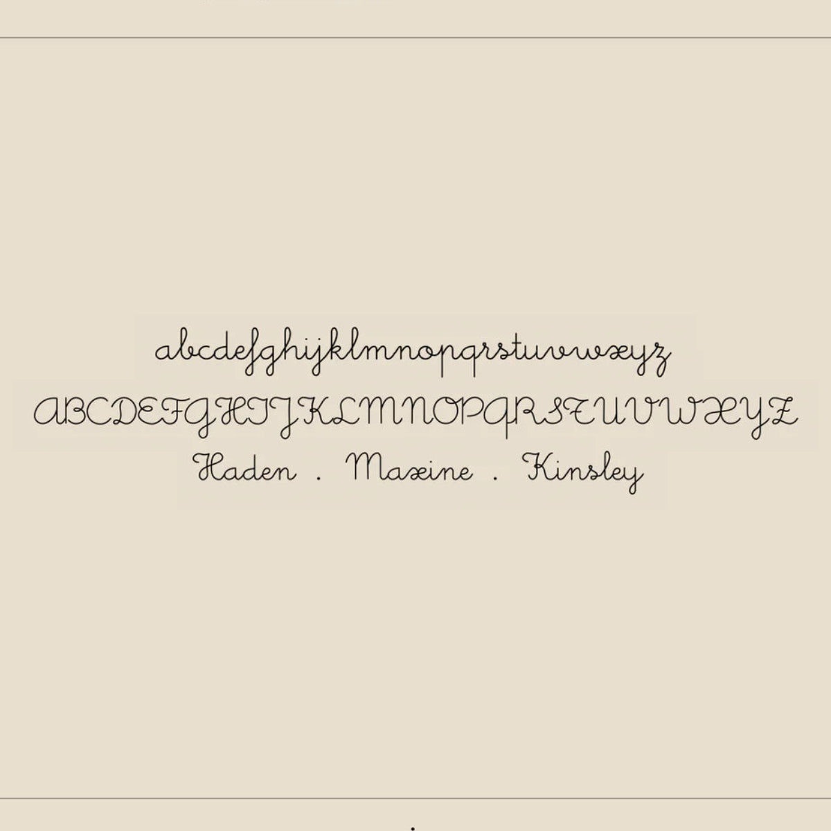 Dainty Name Bracelet