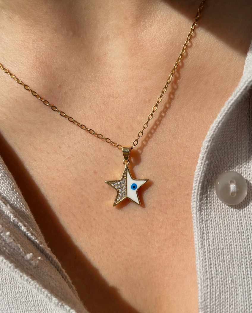 Evil Eye Star Charm