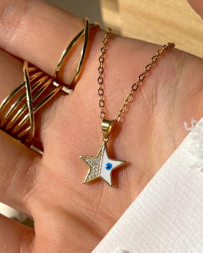 Evil Eye Star Charm