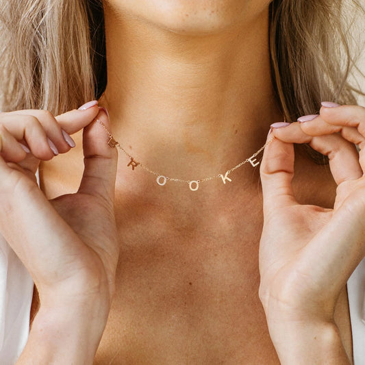 Letter Name Necklace