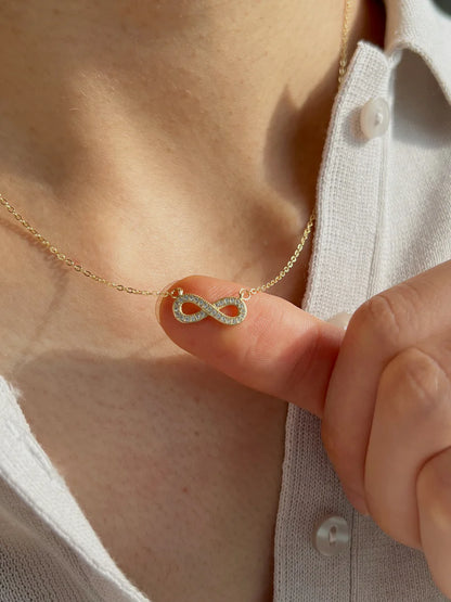 Forever Infinity Charm Necklace