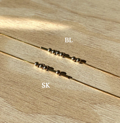Unisex Morse Code Bracelet