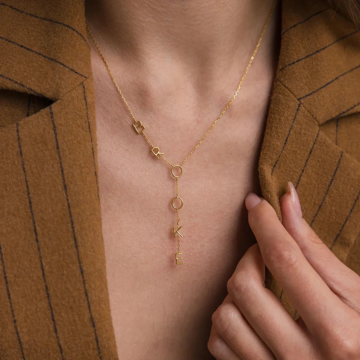Letter Name Necklace