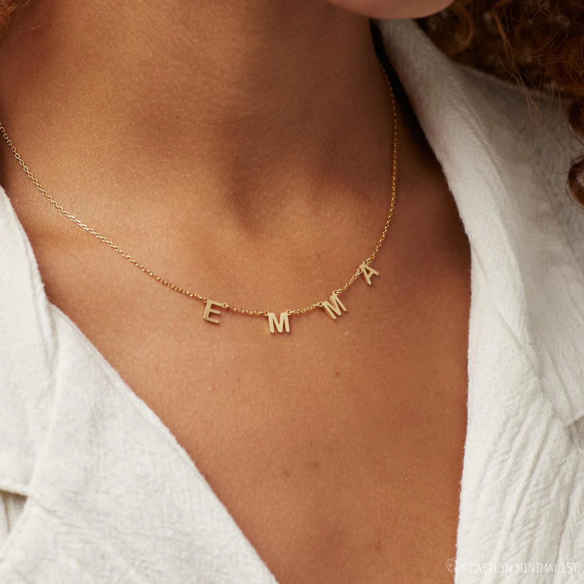 Letter Name Necklace