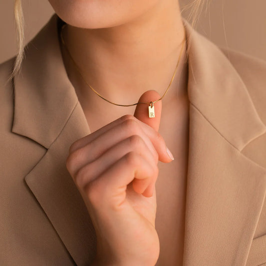 Initial Tag Pendant