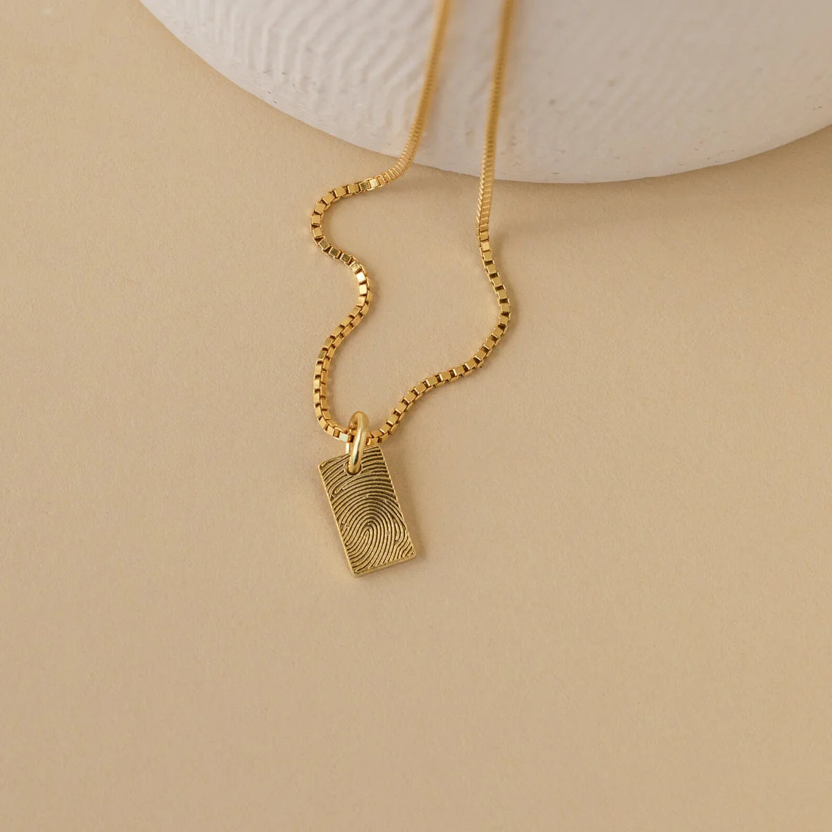 Fingerprint Tag Pendant