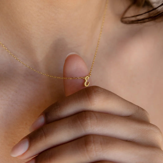 Minimalist Initial Necklace
