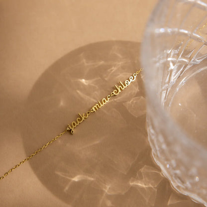 Tiny Multipal Name Bracelet