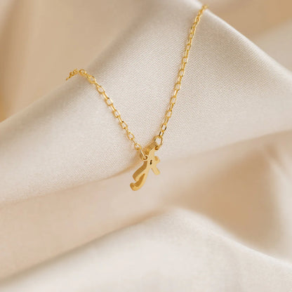 Minimalist Initial Necklace