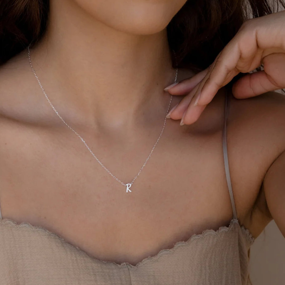 Minimalist Initial Necklace