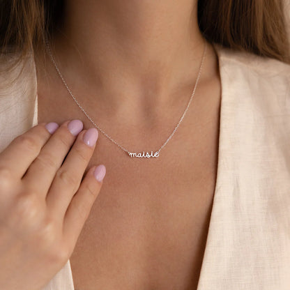 Tiny Name Necklace
