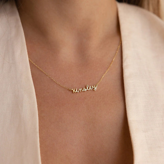 Tiny Name Necklace