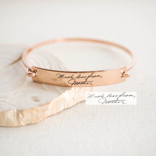 Handwritten Cuff Bracelet