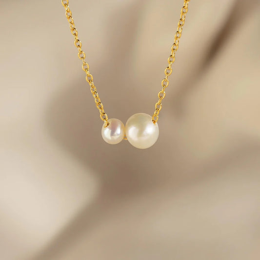 Duo Pearl Necklace