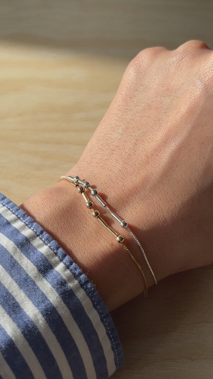 Unisex Morse Code Bracelet